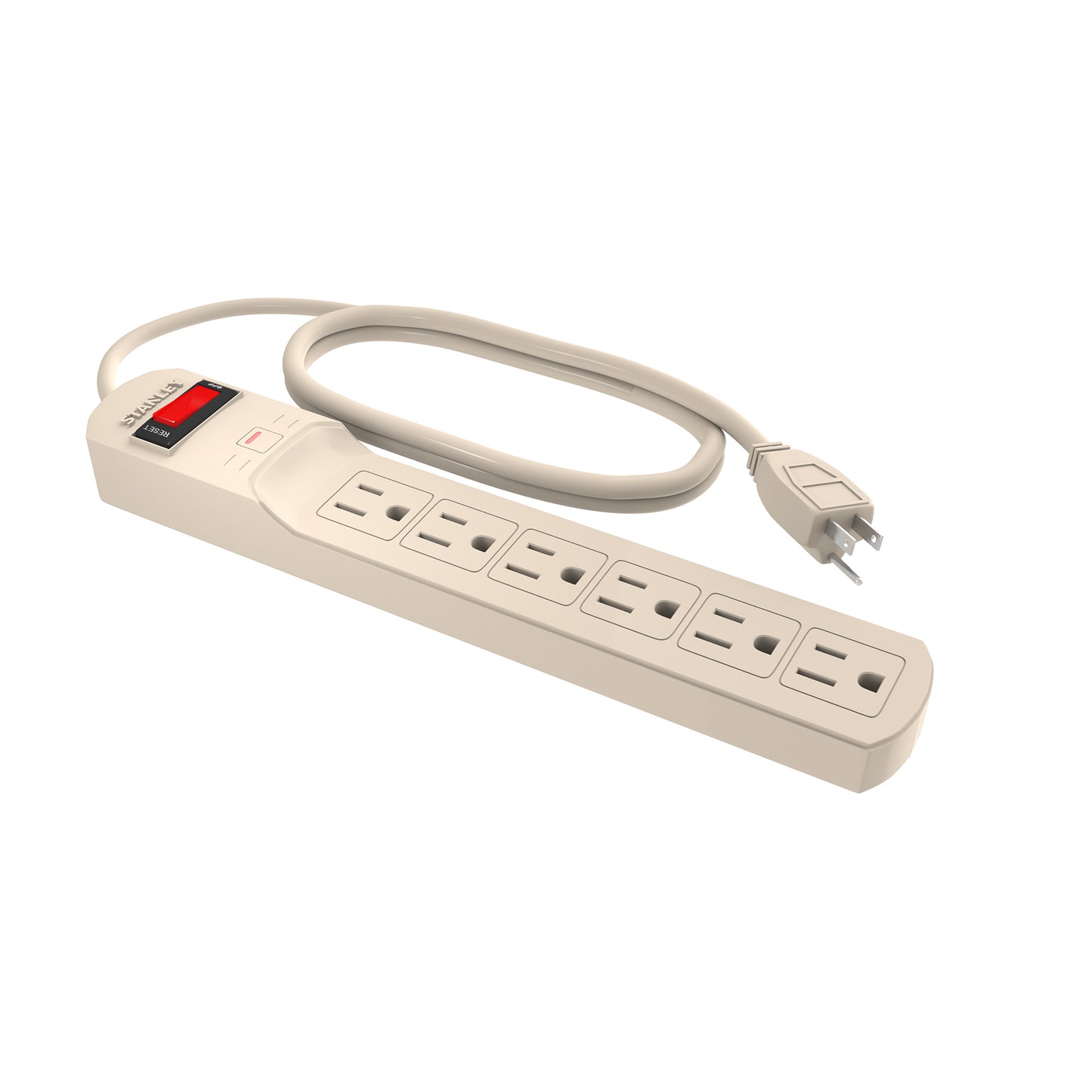STANLEY® 6-Outlet 245 Joule Surge Protector - Stanley Electrical Accessories