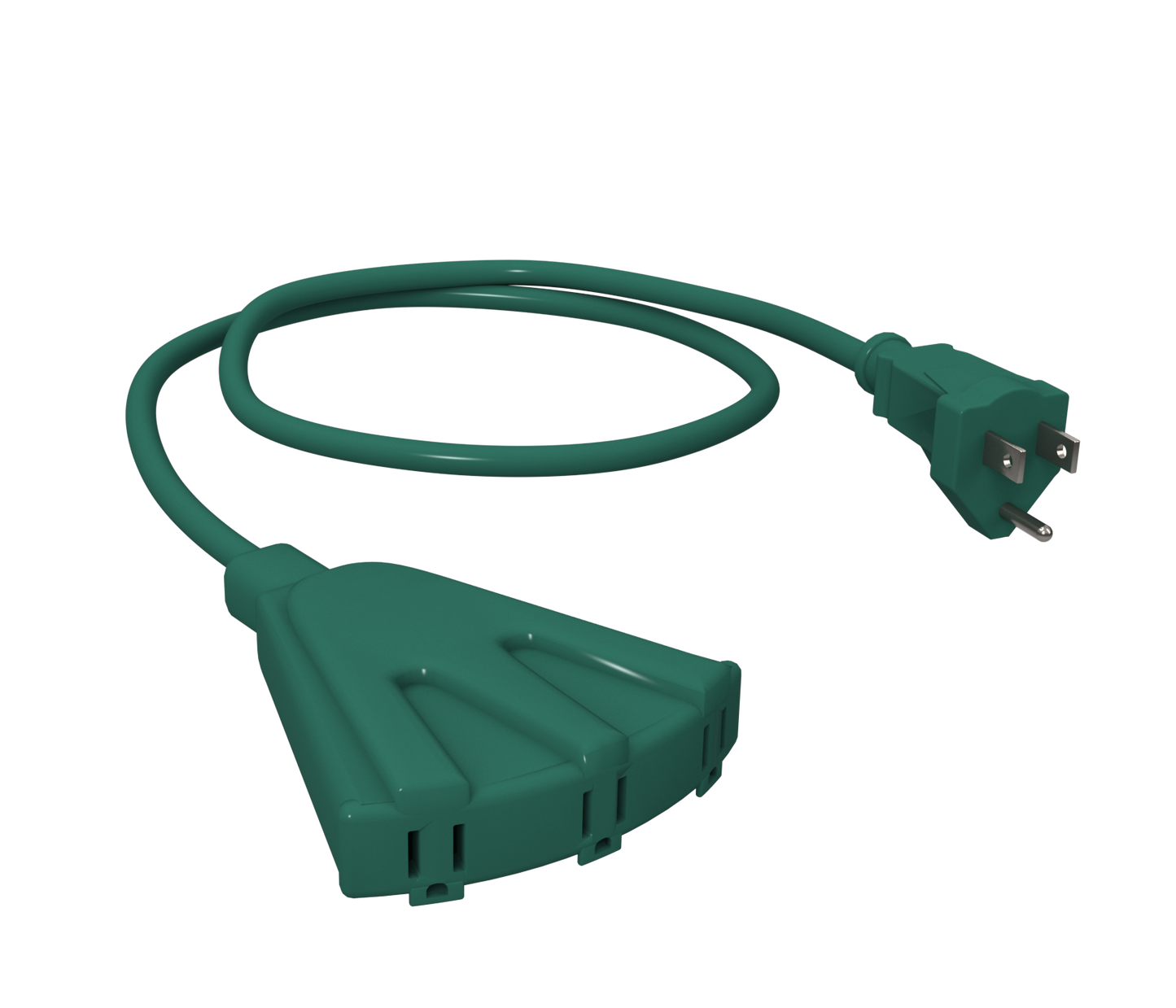 STANLEY 2FT 3-OUTLET OUTDOOR POWER CORD - Stanley Electrical Accessories