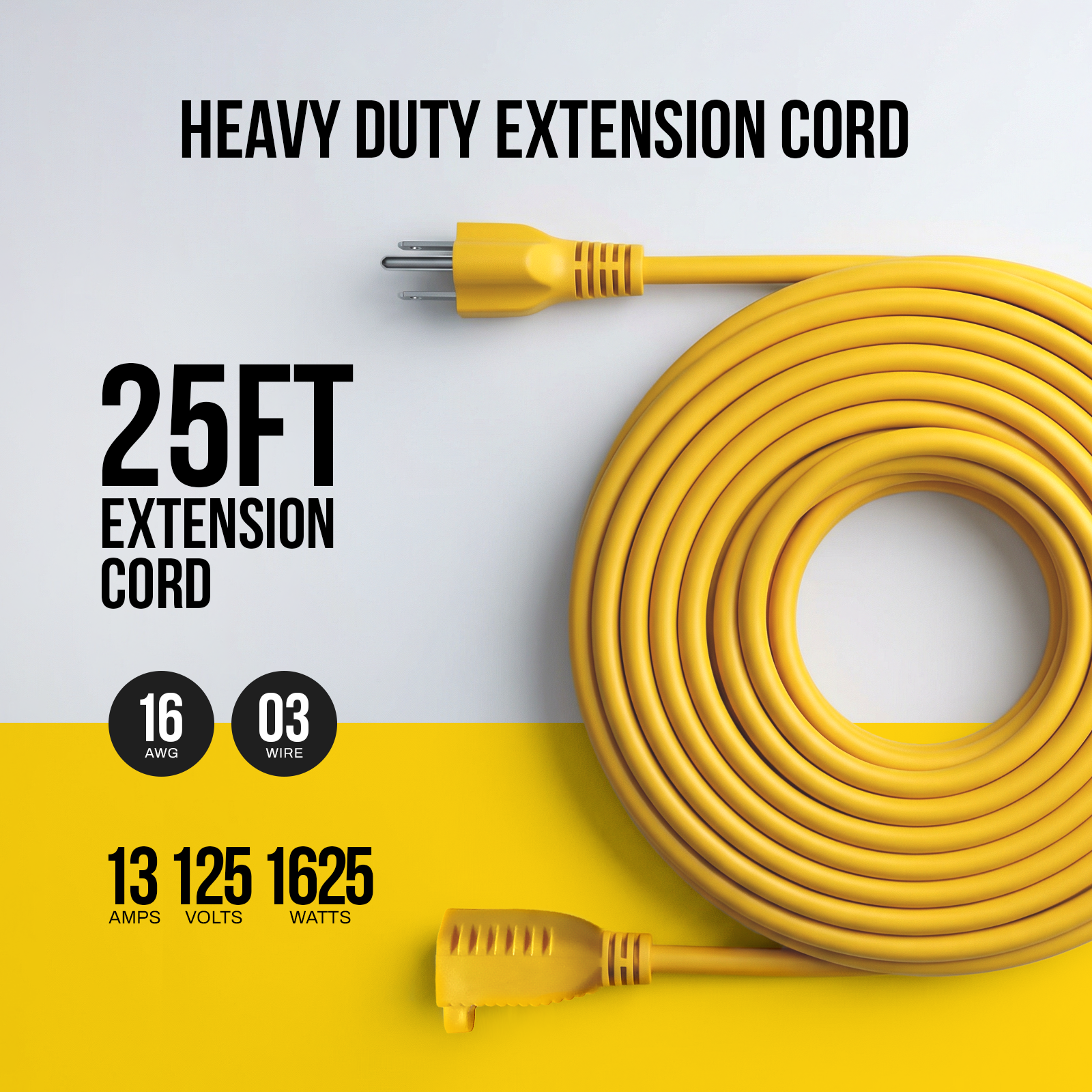 STANLEY® 50FT Outdoor Extension Cord - Stanley Electrical Accessories