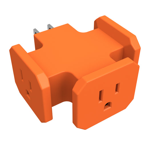 STANLEY® Heavy Duty 3-Outlet Wall Adapter - Stanley Electrical Accessories