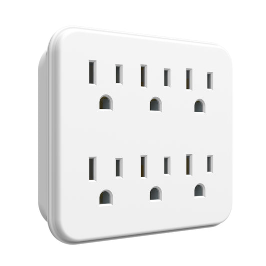STANLEY® 6-Outlet Wall Adapter - Stanley Electrical Accessories