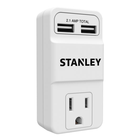 STANLEY® PlugMax USB Wall Adapter - Stanley Electrical Accessories