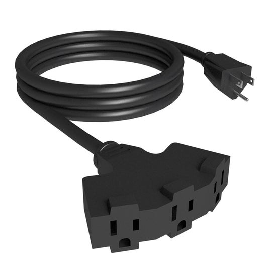 STANLEY® 2FT 3-Outlet Outdoor Extension Cord - Stanley Electrical Accessories