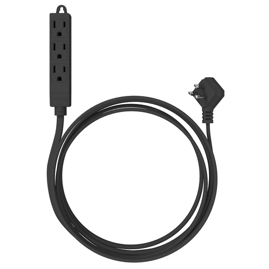 STANLEY® 9ft 3-Outlet Indoor Extension Cord with Flat Plug - Stanley Electrical Accessories