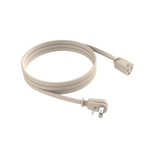 STANLEY® 6FT Heavy Duty Indoor Appliance Cord with Right Angle Plug - Stanley Electrical Accessories