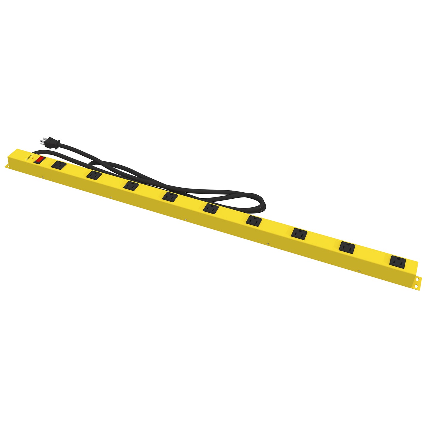 STANLEY® 9 Outlet 600 Joule Metal Surge Protector - Stanley Electrical Accessories