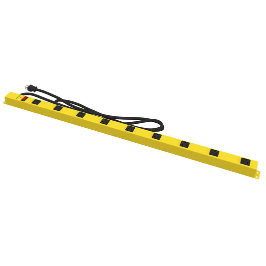 STANLEY® 9 Outlet 600 Joule Metal Surge Protector - Stanley Electrical Accessories