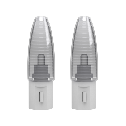 STANLEY 2PK NIGHTLIGHT WITH ON/OFF SWITCH, INCANDESCENT BULB - Stanley Electrical Accessories