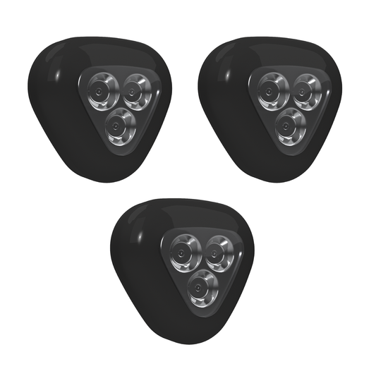STANLEY MINI LED TAP LIGHTS, 3-PACK, 3 x AAA Required, Self Adhesive - Stanley Electrical Accessories