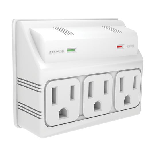 STANLEY 3-OUTLET 750 JOULE SURGE ADAPTER - Stanley Electrical Accessories