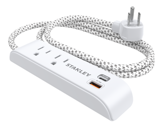 SURGEMAX USB CHARGE 2-Outlet 300J USB Surge Protector - Stanley Electrical Accessories