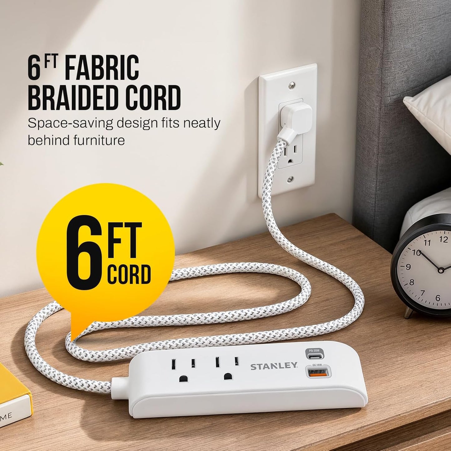 SURGEMAX USB CHARGE 2-Outlet 300J USB Surge Protector