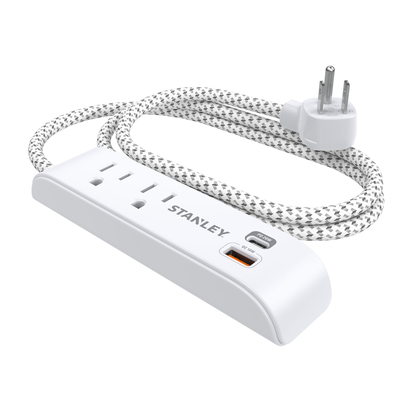 SURGEMAX USB CHARGE 2-Outlet 300J USB Surge Protector - Stanley Electrical Accessories