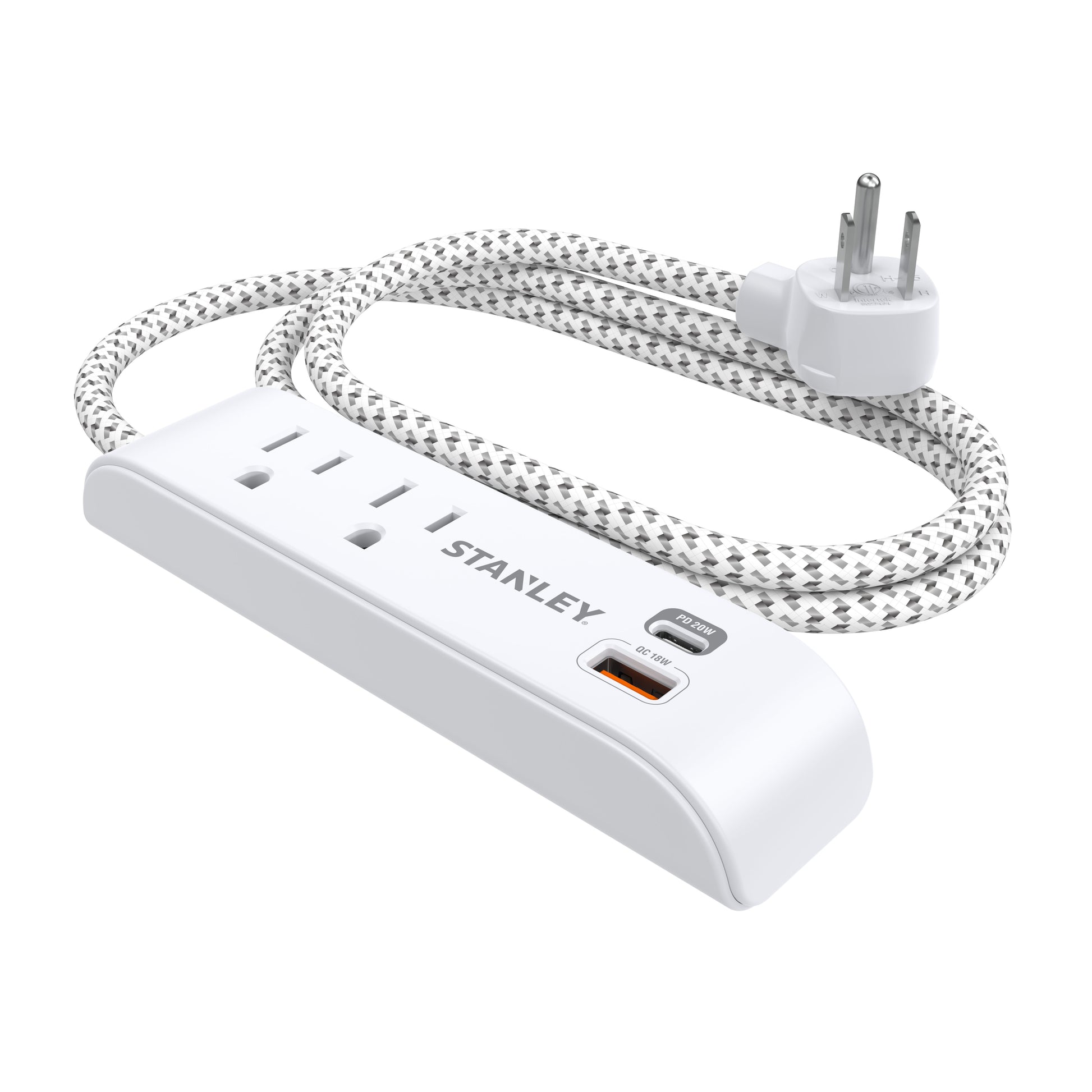 SURGEMAX USB CHARGE 2-Outlet 300J USB Surge Protector - Stanley Electrical Accessories