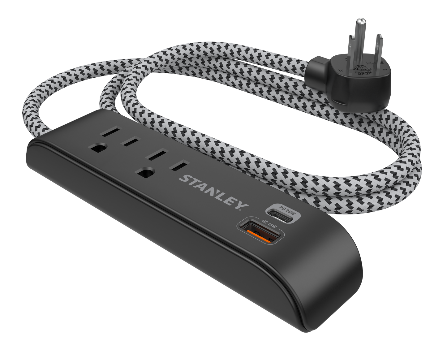SURGEMAX USB CHARGE 2-Outlet 300J USB Surge Protector - Stanley Electrical Accessories