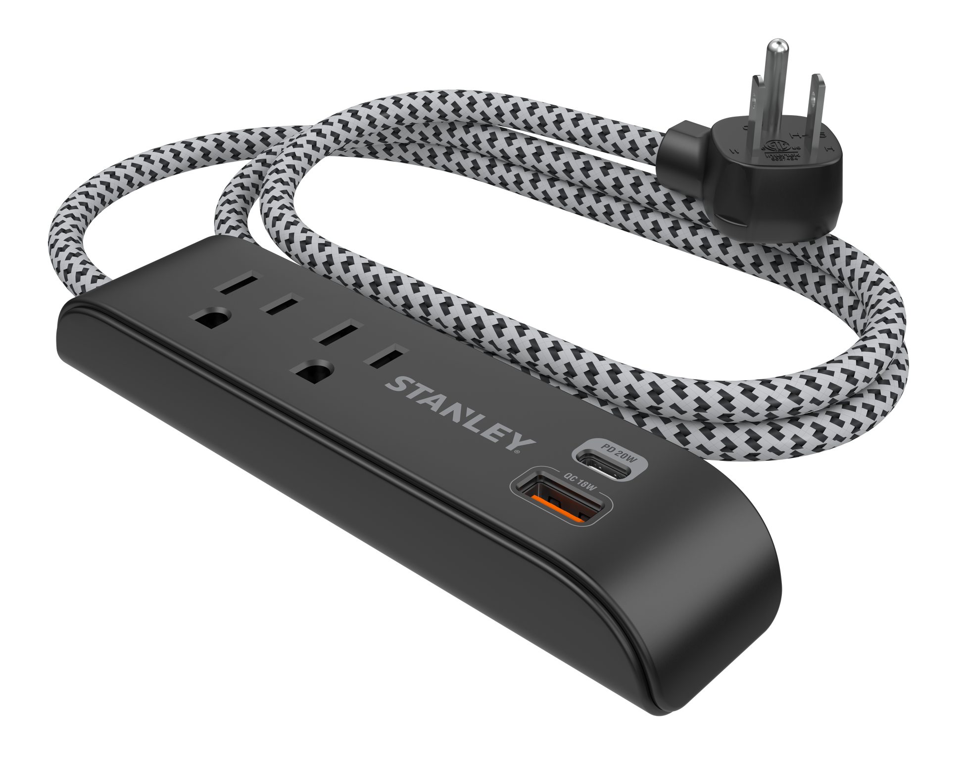SURGEMAX USB CHARGE 2-Outlet 300J USB Surge Protector - Stanley Electrical Accessories