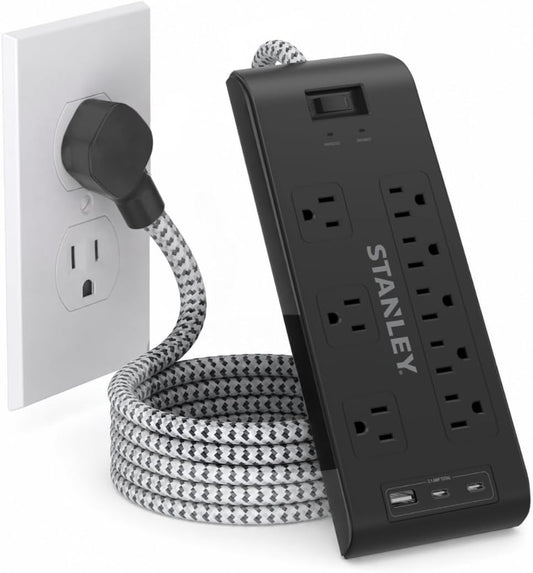 SURGE BLOK 2400J USB 8-Outlet 2400J USB Surge Protector