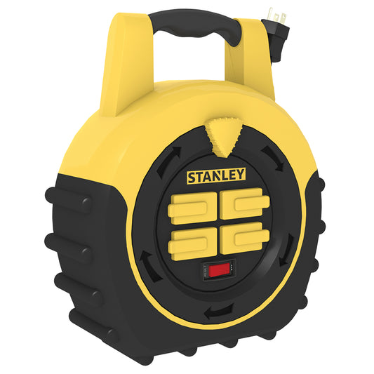STANLEY® 20FT 4-Outlet Cord Reel - Stanley Electrical Accessories