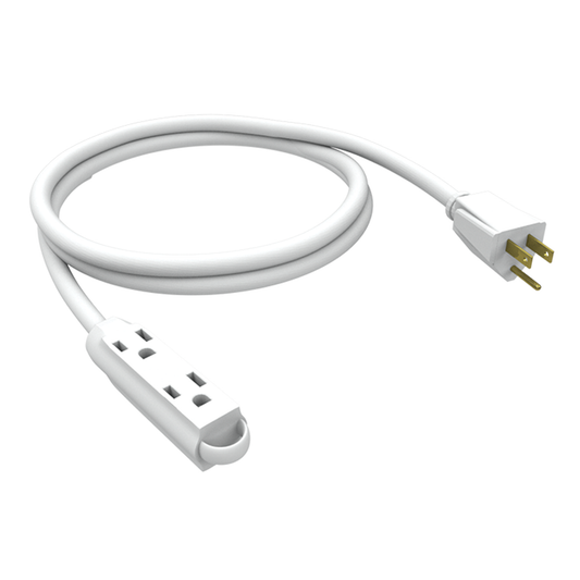 STANLEY 6FT 3 Outlet Pro Cord, 16/3 - Stanley Electrical Accessories