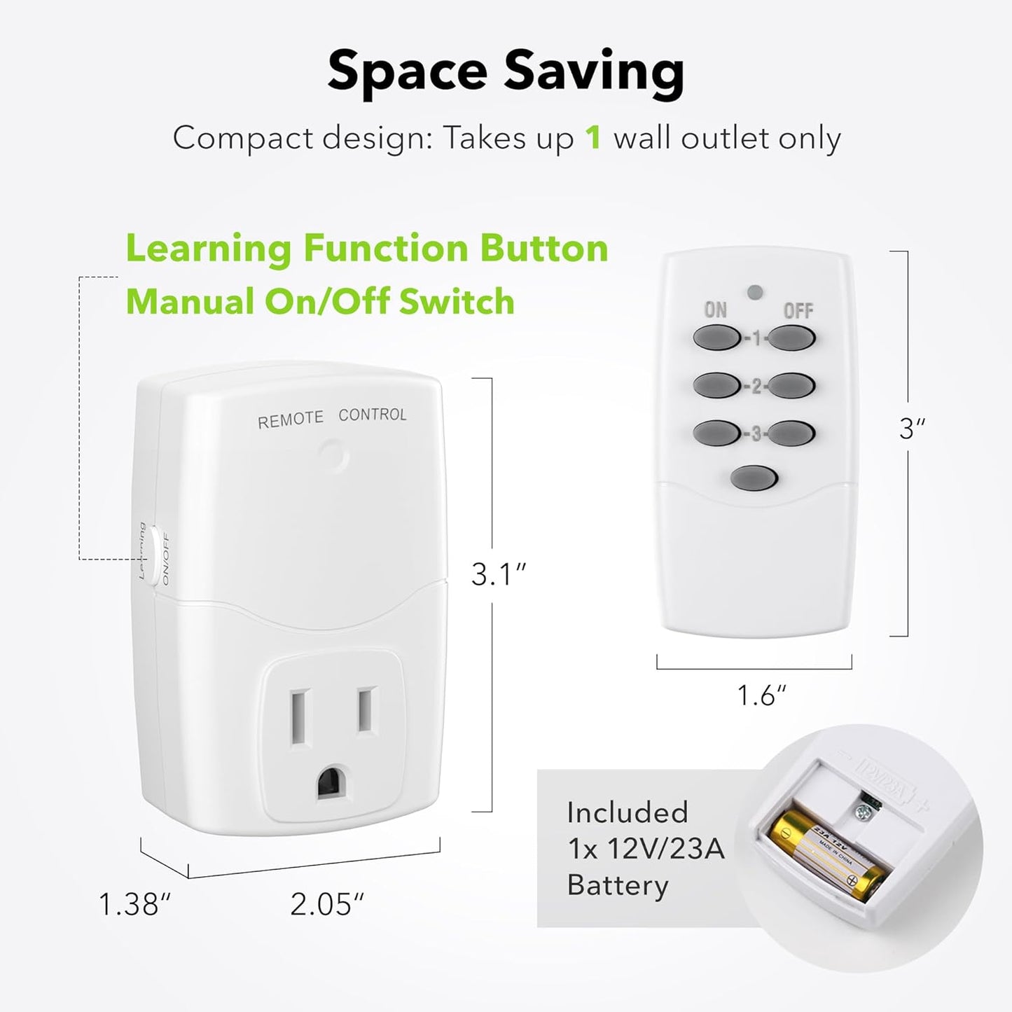 STANLEY 3 PACK INDOOR REMOTE CONTROL SYSTEM - Stanley Electrical Accessories