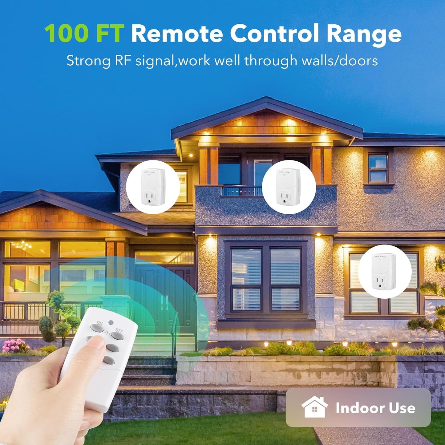 STANLEY 3 PACK INDOOR REMOTE CONTROL SYSTEM - Stanley Electrical Accessories