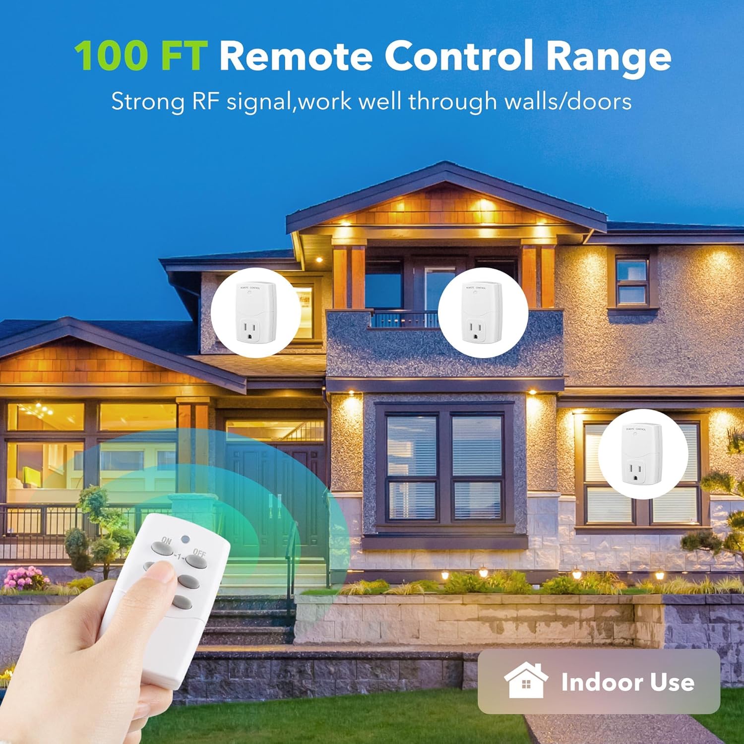 STANLEY 3 PACK INDOOR REMOTE CONTROL SYSTEM - Stanley Electrical Accessories