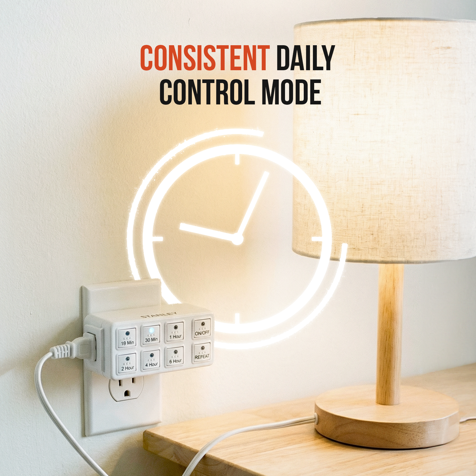 STANLEY® Indoor Digital Countdown Timer - Stanley Electrical Accessories