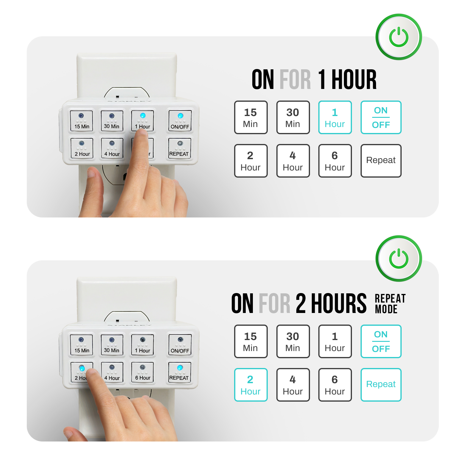 STANLEY® Indoor Digital Countdown Timer - Stanley Electrical Accessories