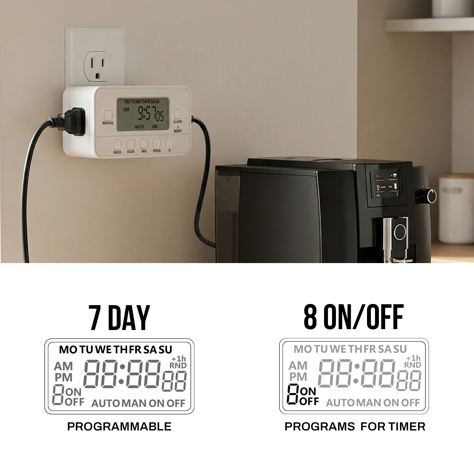 STANLEY 2 Outlet Weekly Digital Indoor Timer - Stanley Electrical Accessories
