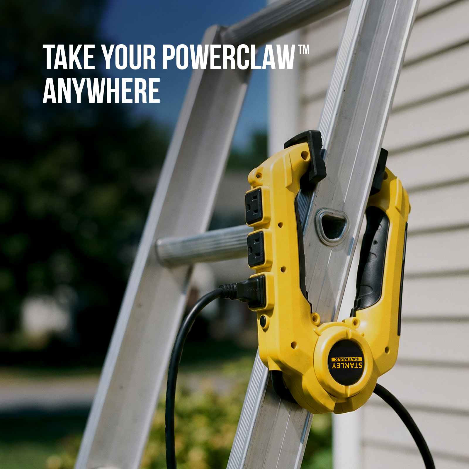 STANLEY® 3 Outlet Clamping Power Strip - Stanley Electrical Accessories