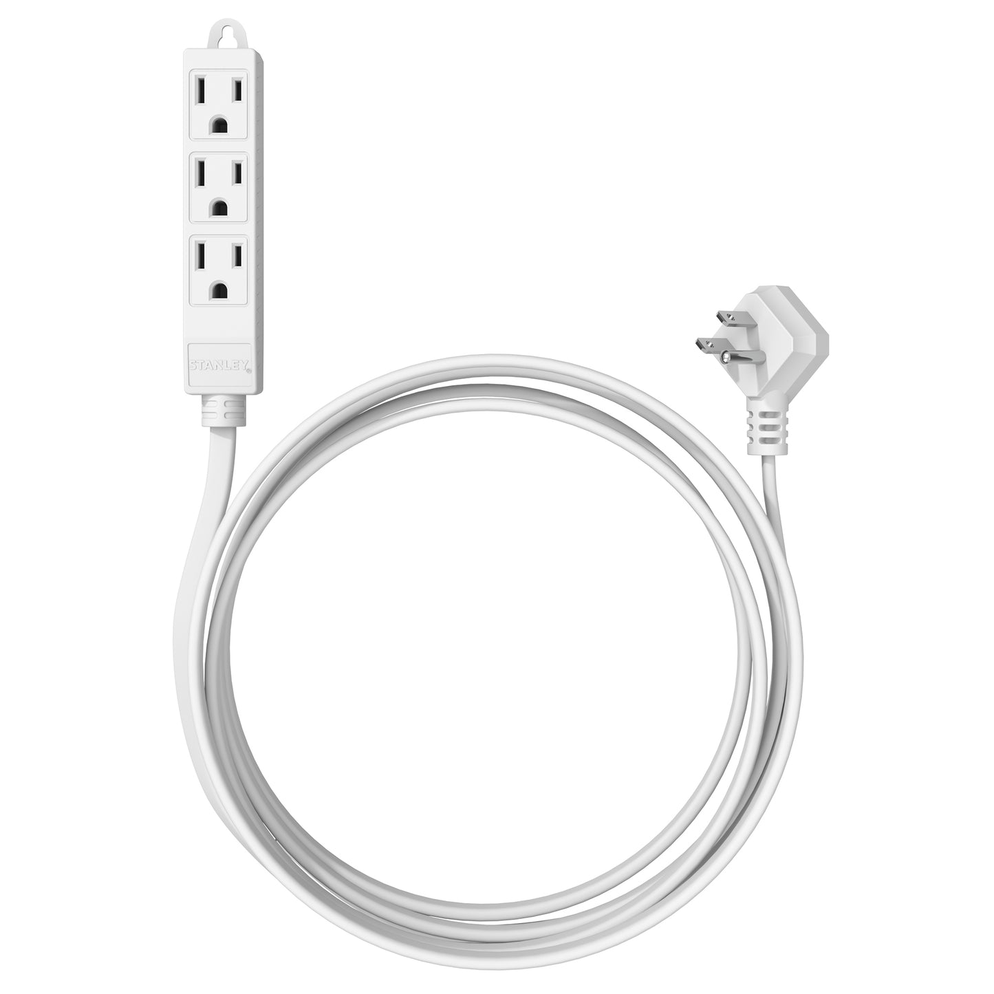 STANLEY® 9FT Indoor Extension Cord with 3 In-Line Outlets and Flat Plug - Stanley Electrical Accessories